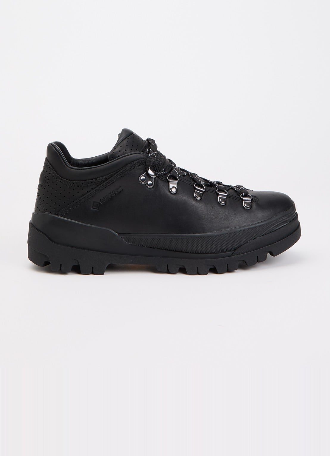Timberland Low Lace GTX veterschoen van leer - voorkant zwart