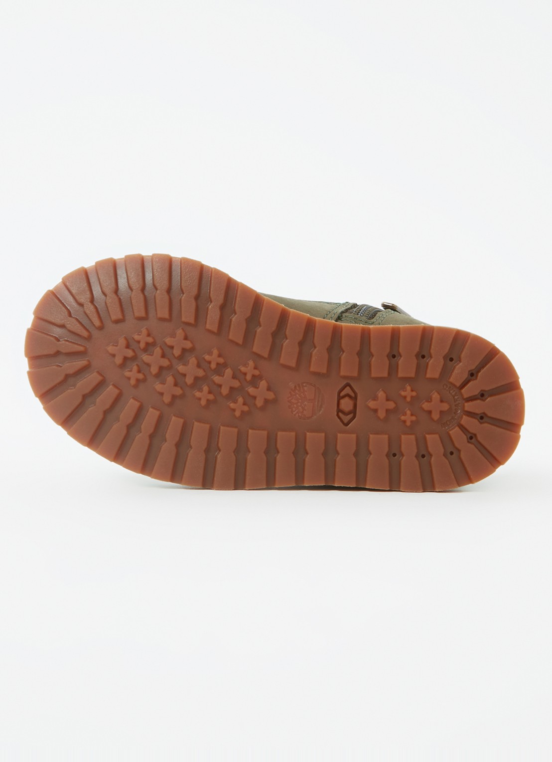 Timberland Pokey Pine veterboot van nubuck - detail groen