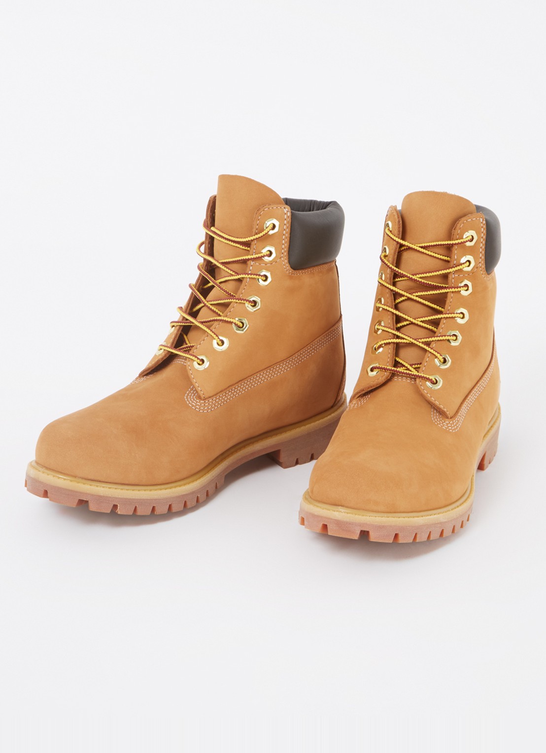 Timberland Premium 6-Inch veterboot van leer - detail 2 geel