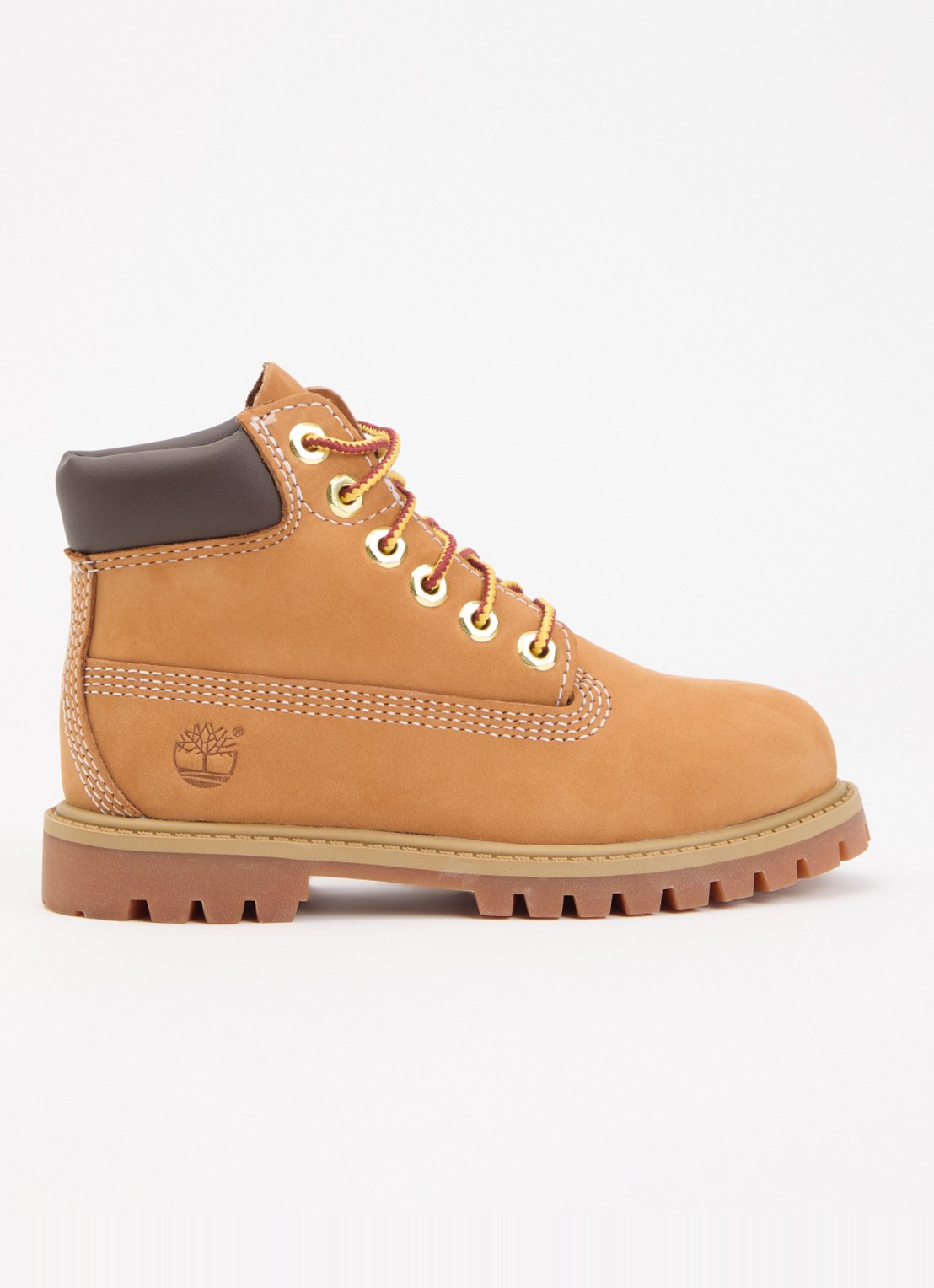 Timberland Premium 6 Inch veterboot van nubuck  - voorkant 10 camel