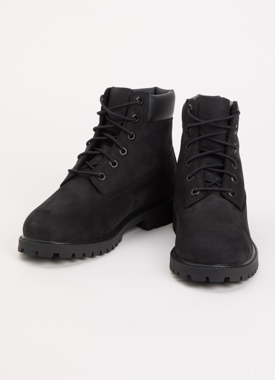 Timberland Veterschoen van leer met logo - detail 3 zwart