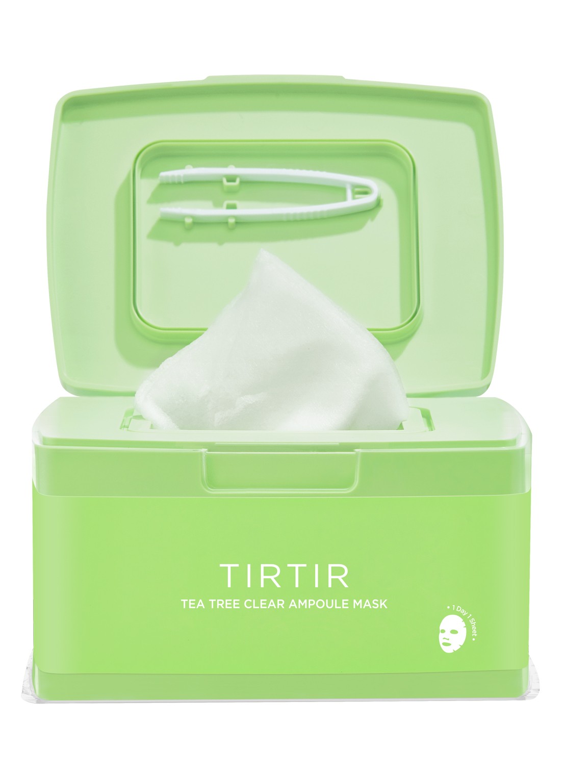 TirTir Tea Tree Clear Ampoule Mask - gezichtsmasker - voorkant 2 undefined