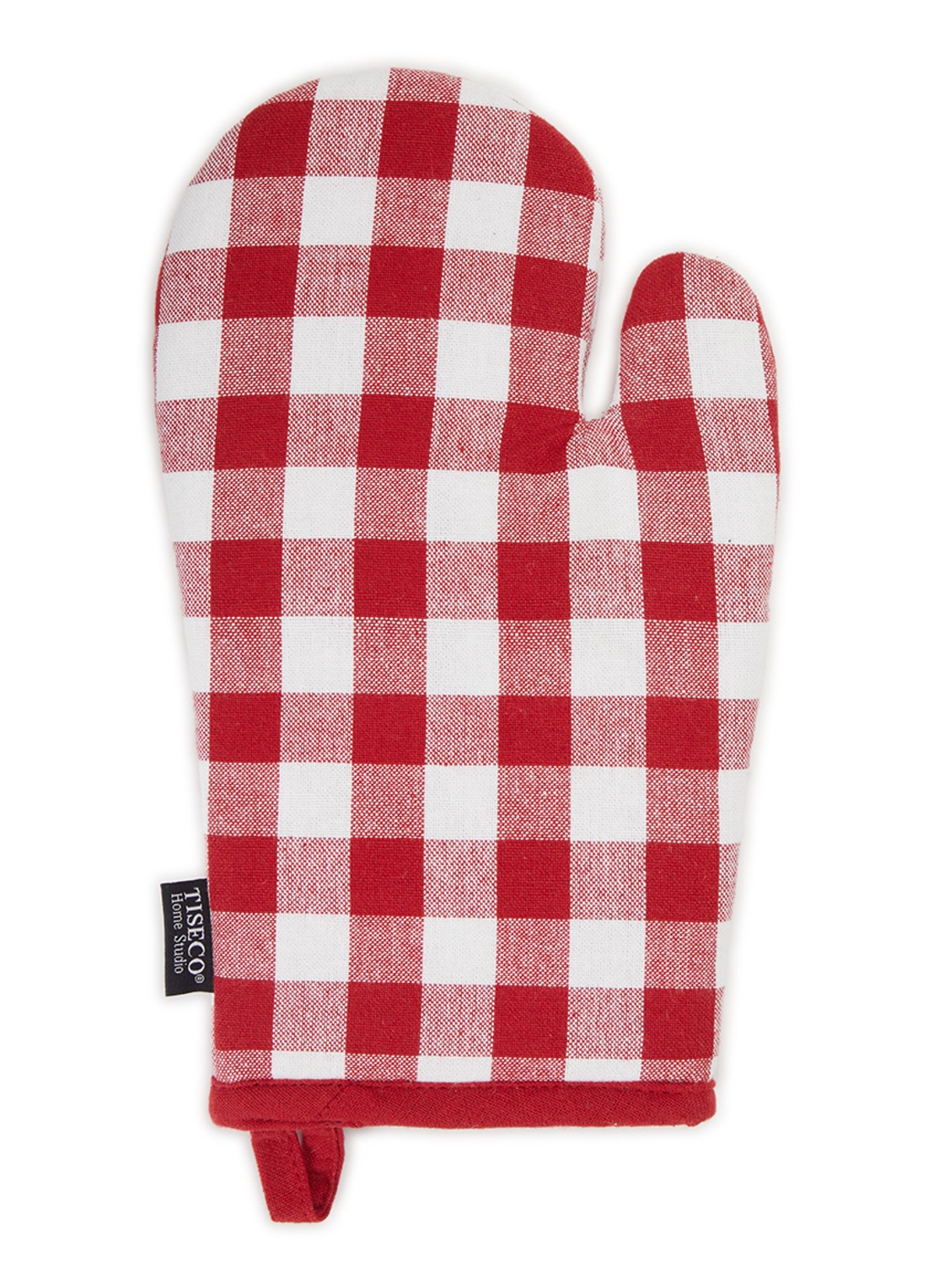 Tiseco Gingham ovenwant - voorkant rood