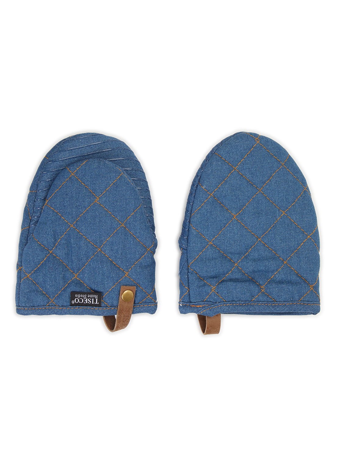 Tiseco Gripper ovenwant set van 2 - voorkant indigo