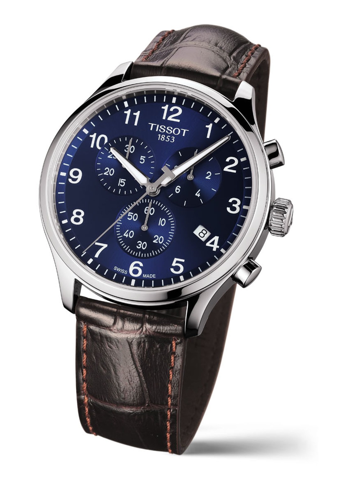 Tissot Chrono XL horloge T1166171604700 - detail 3 bruin