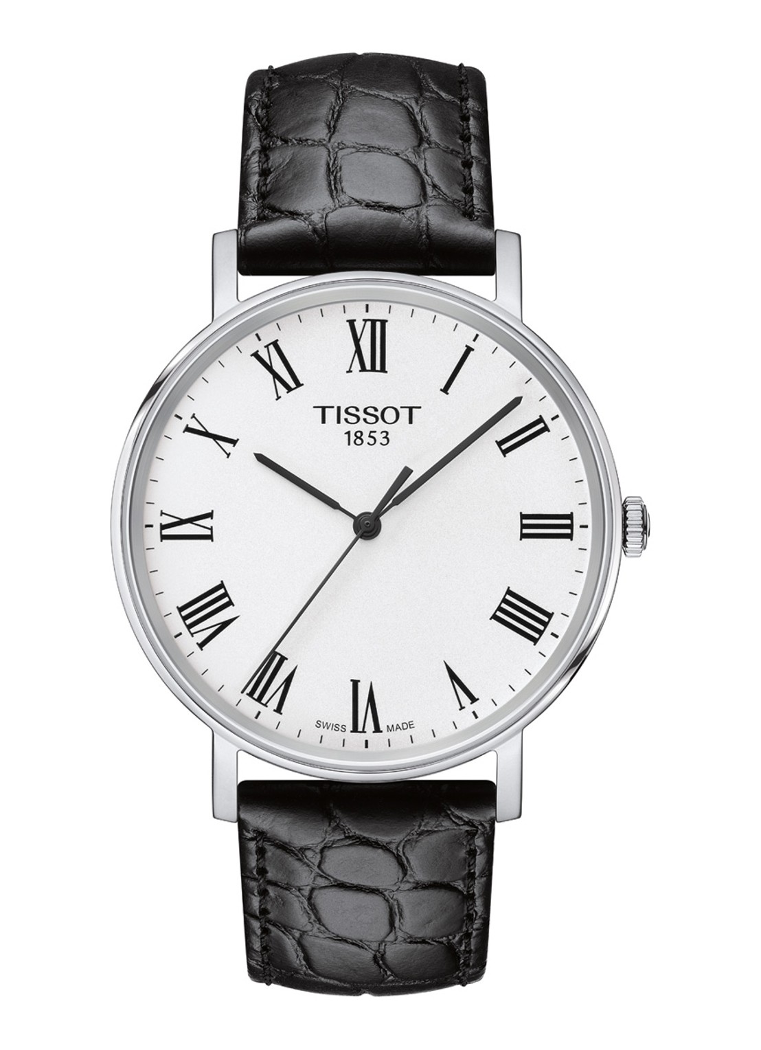 Tissot Everytime medium horloge T1094101603301 - voorkant zwart