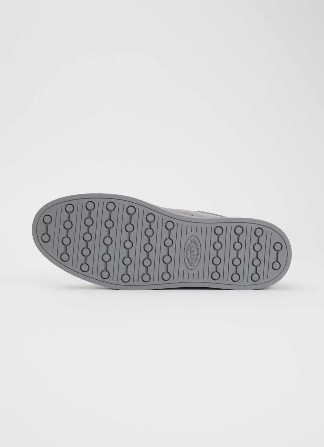 Tod's Allacciata Cassetta sneaker van kalfsleer - detail 4 grijs