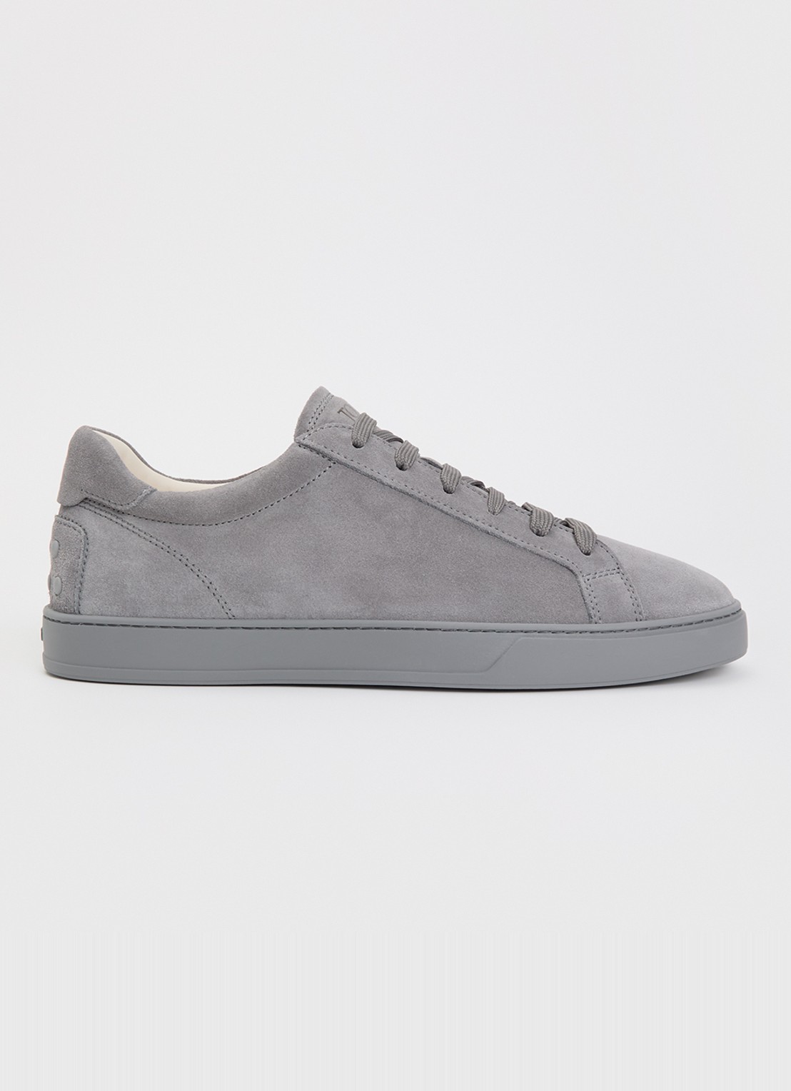 Tod's Allacciata Cassetta sneaker van kalfsleer - voorkant 6 grijs