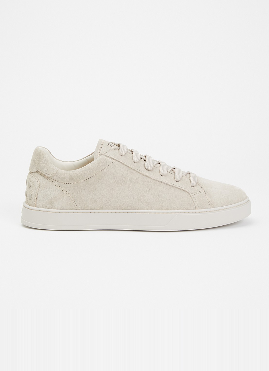 Tod's Allaciata Cassetta sneaker van kalfssuède - voorkant 5 beige