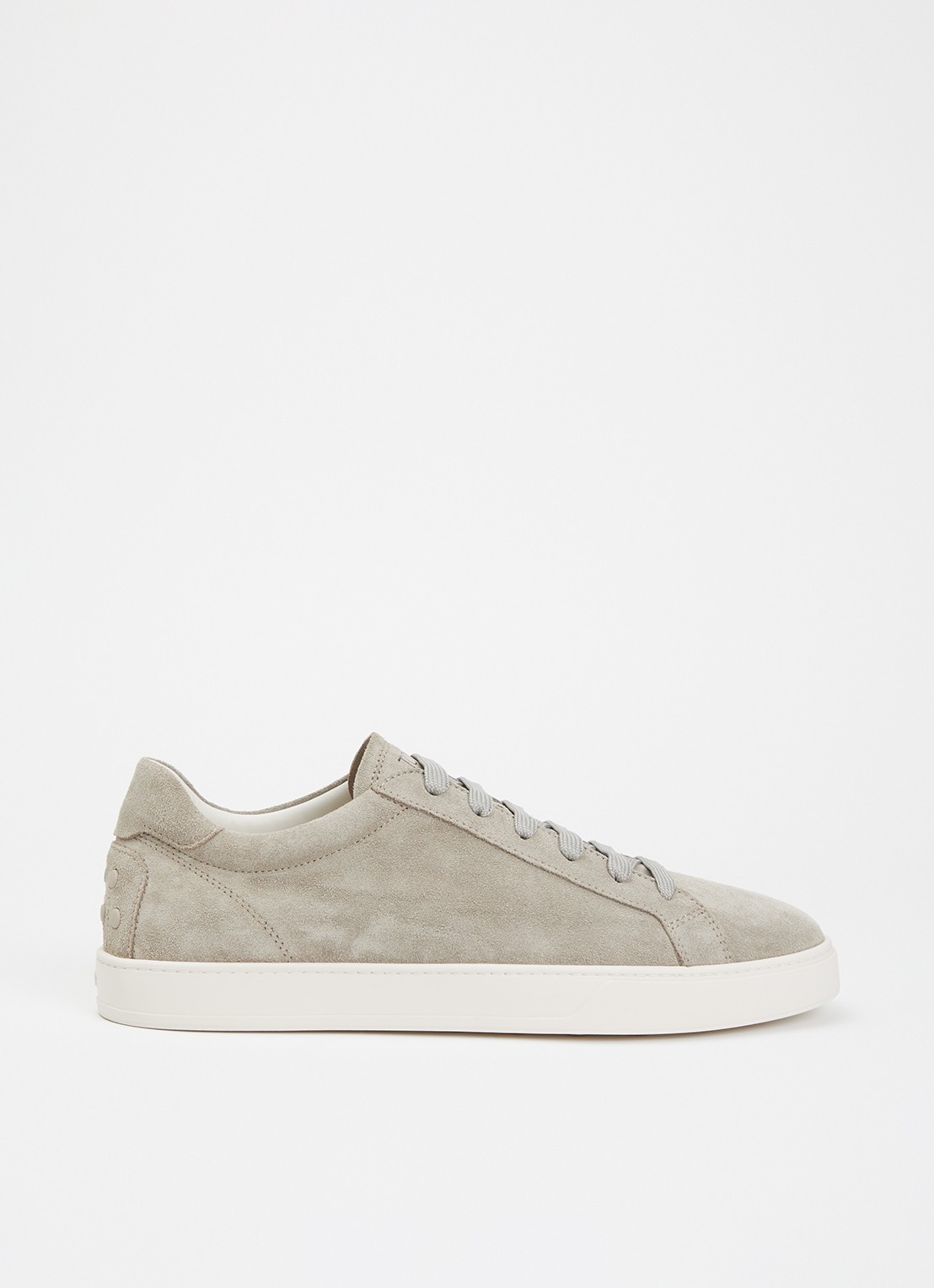 Tod's Allaciata Cassetta sneaker van kalfssuède - voorkant 6 donkerbeige