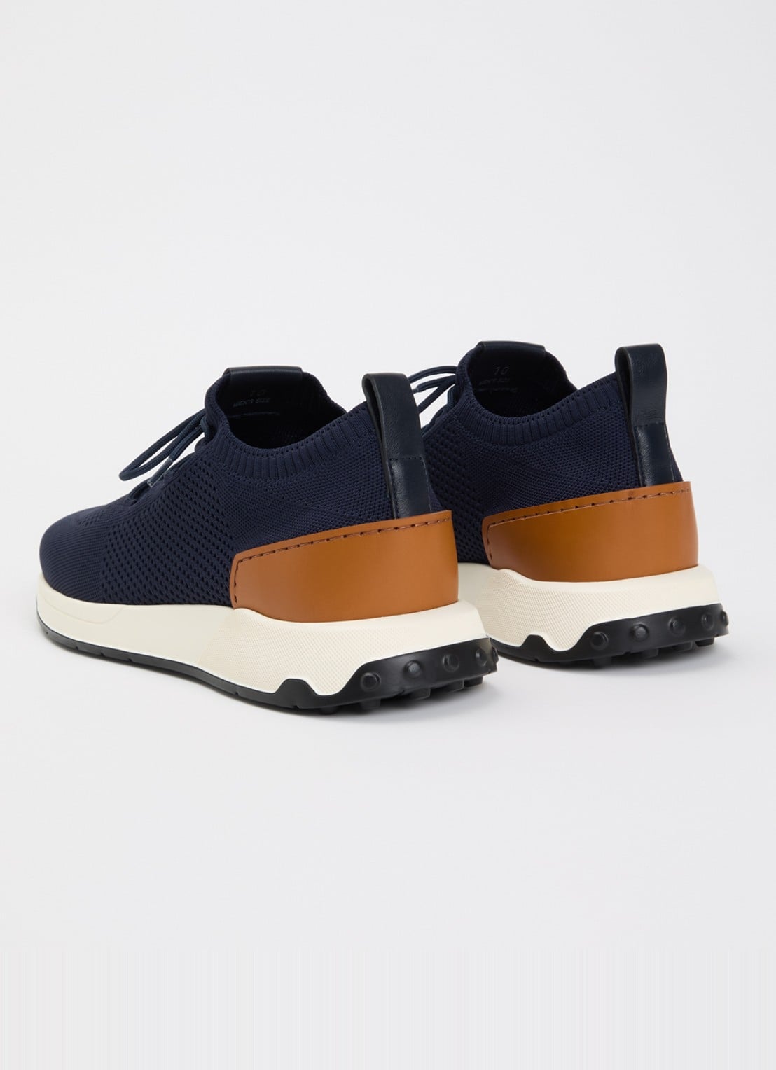 Tod's Calzino sneaker met gebreid bovenwerk - achterkant 6 donkerblauw