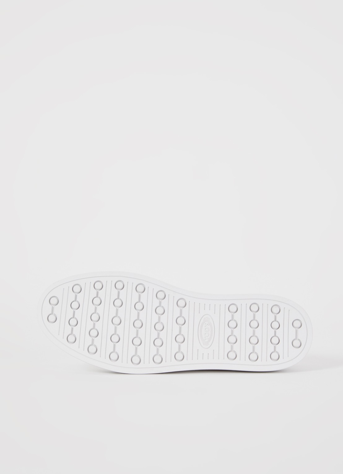 Tod's Cassetta sneaker van kalfsleer - detail 4 wit