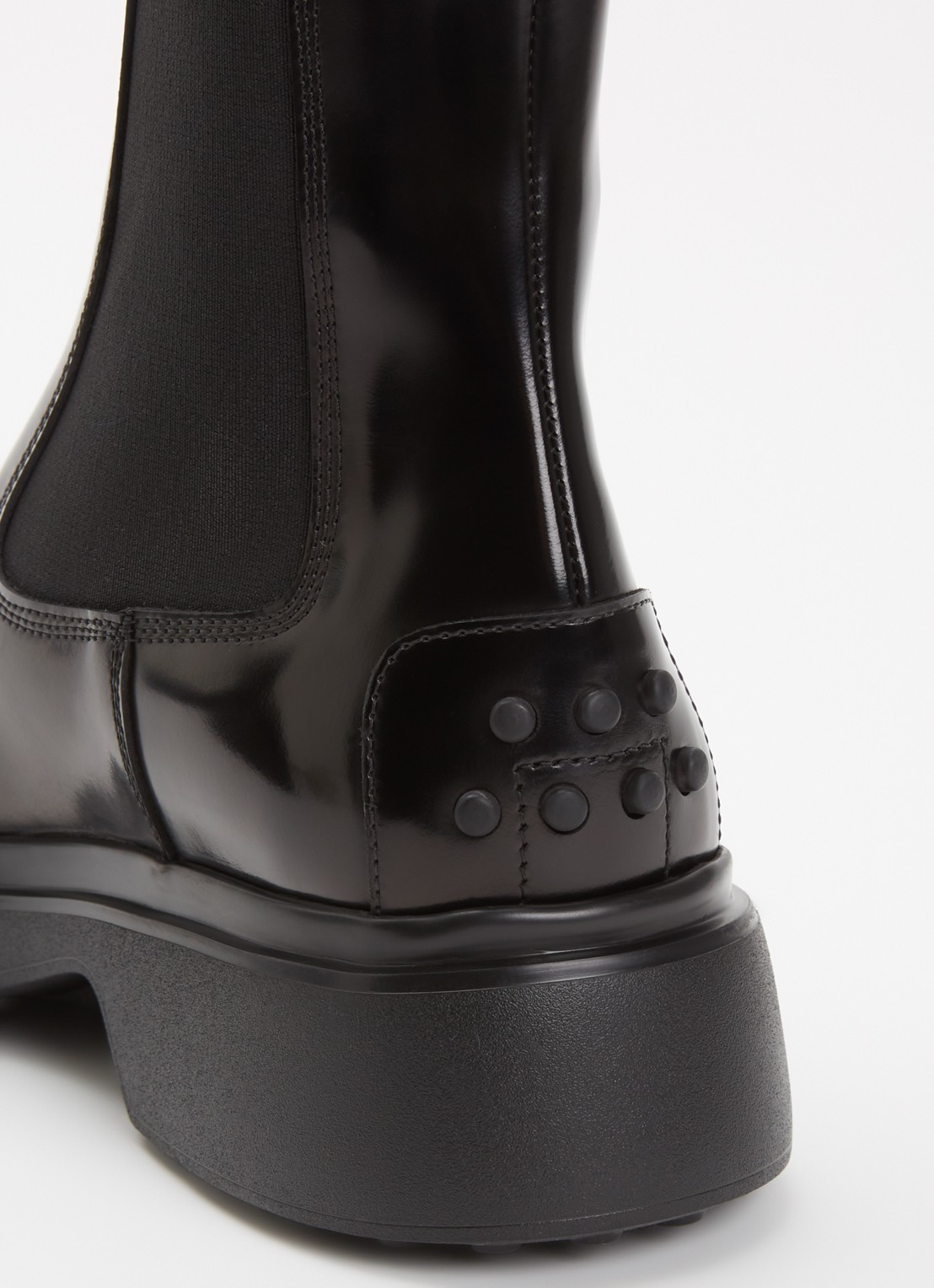 Tod's Chelsea boot van kalfsleer - detail 6 zwart