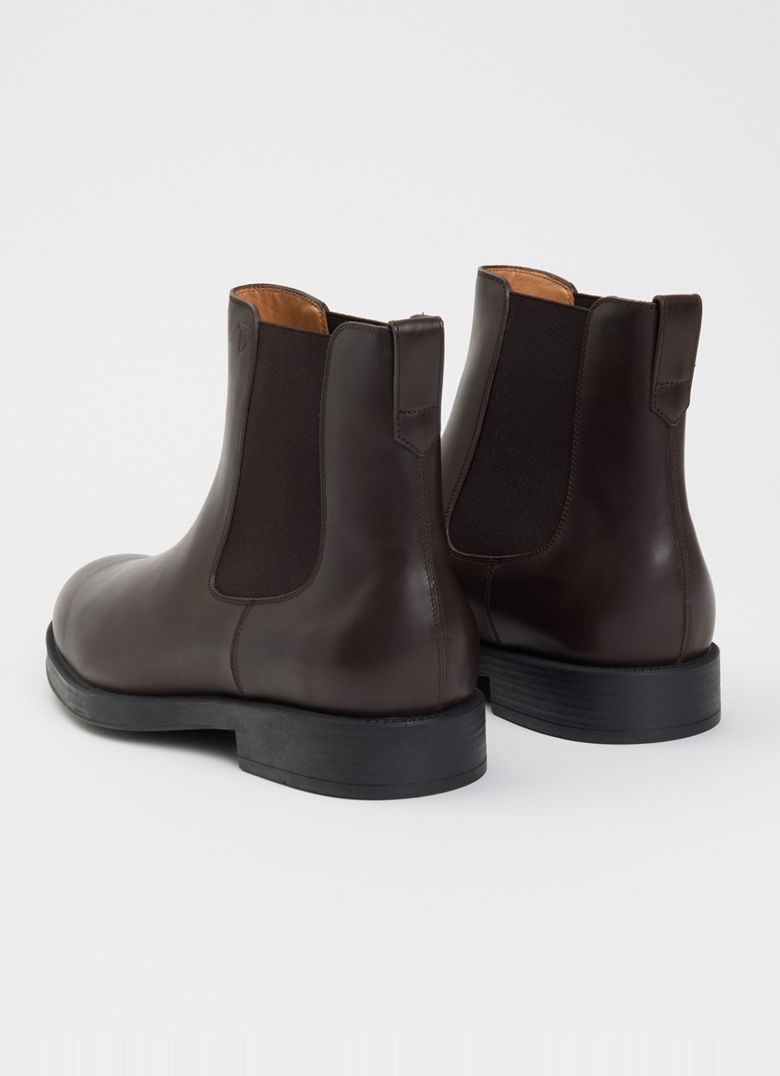 Tod's Chelsea boot van leer - achterkant 2 bruin