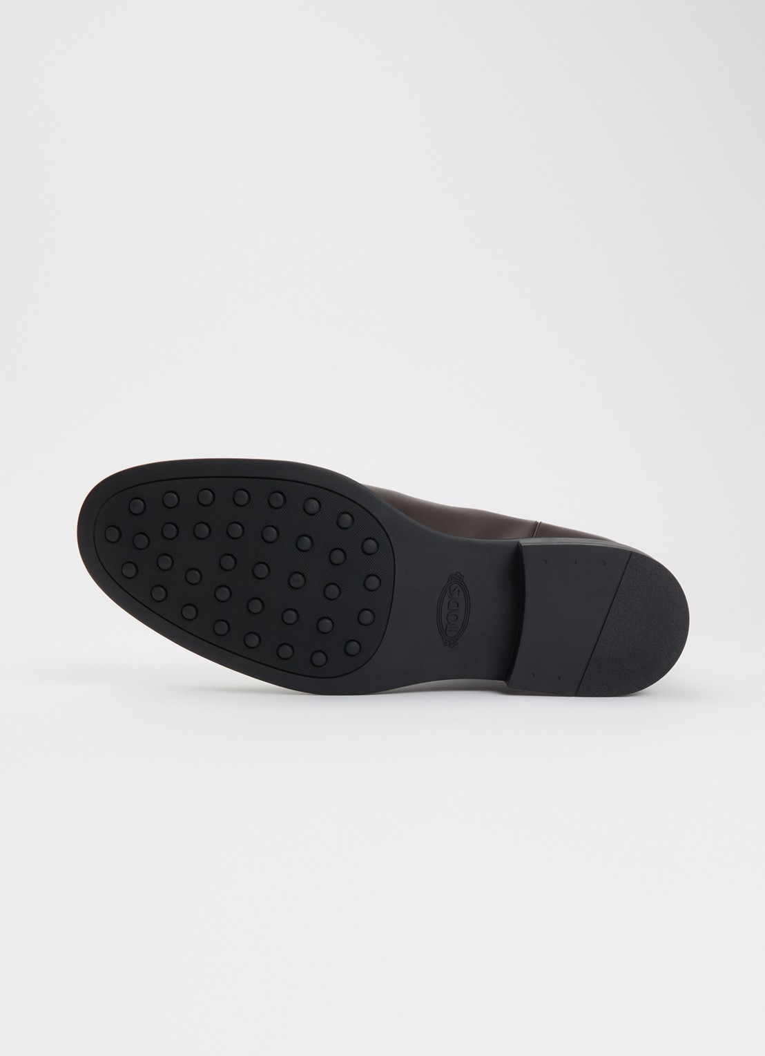 Tod's Chelsea boot van leer - detail 4 bruin