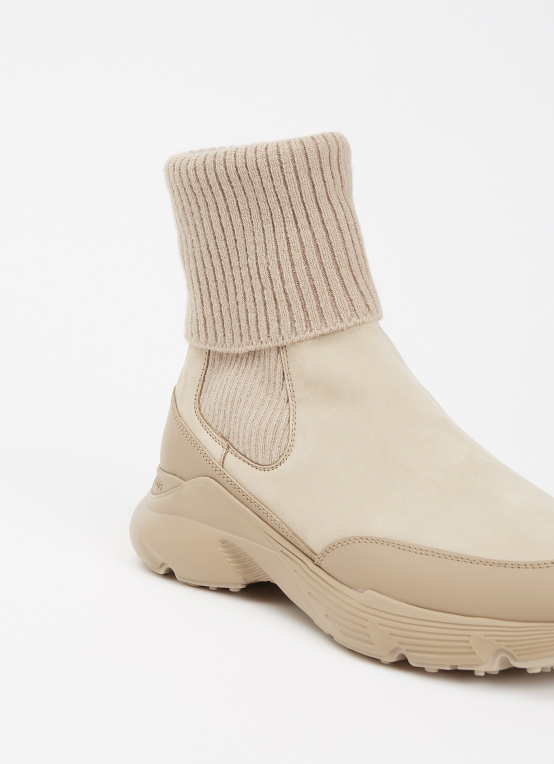 Tod's Chelsea boot van nubuck - detail 5 beige