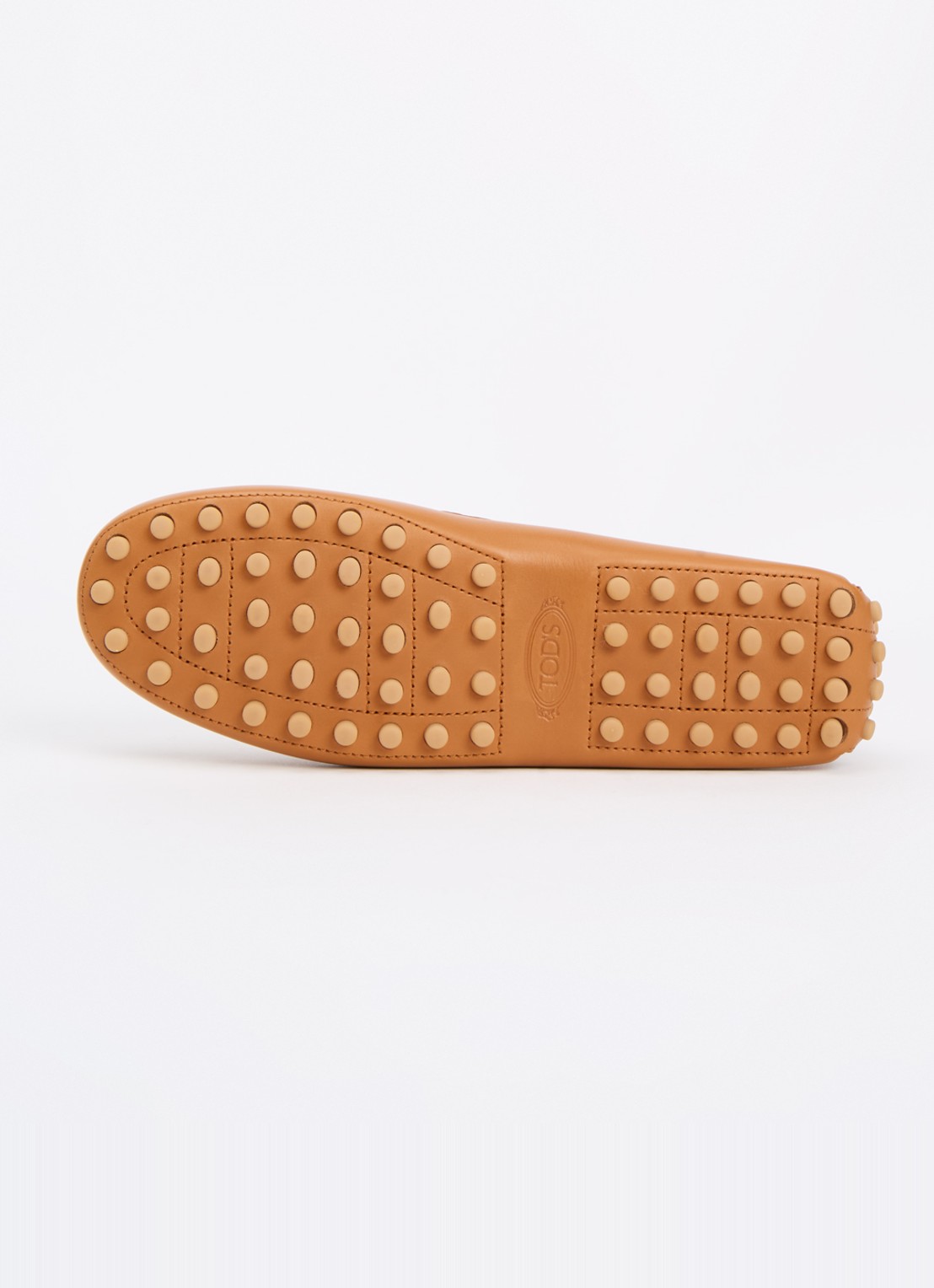 Tod's Gommino mocassin van kalfsleer - detail 3 roestbruin