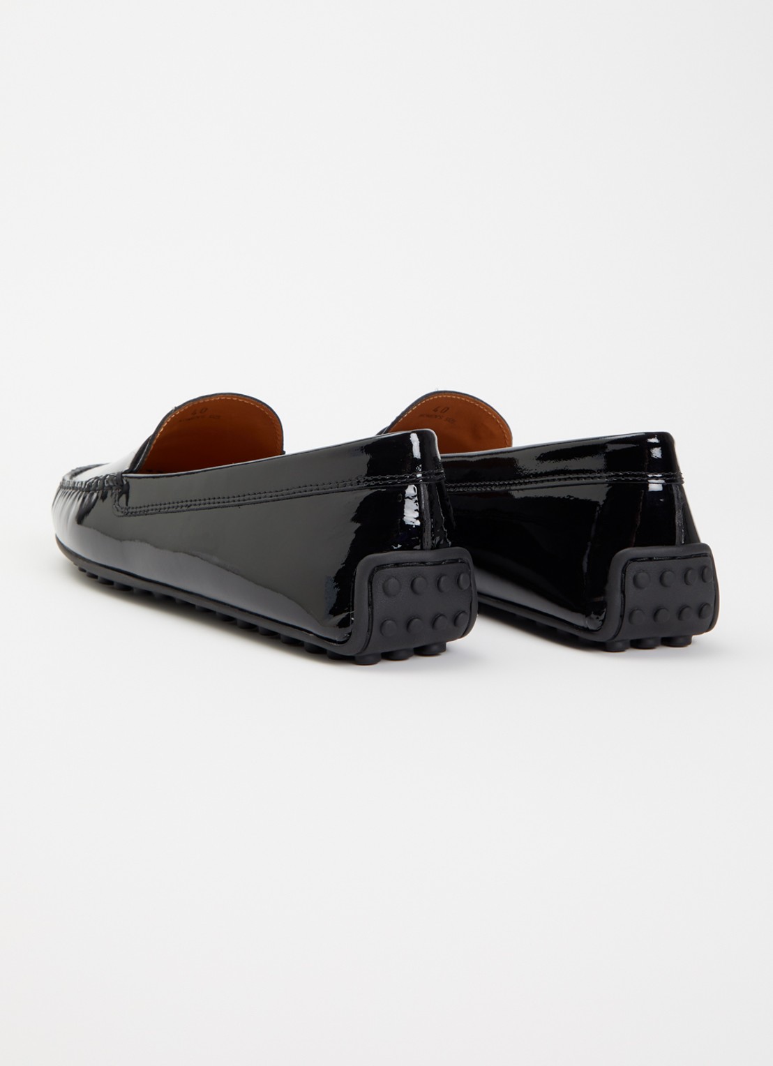 Tod's Loafer van lakleer - achterkant 6 zwart