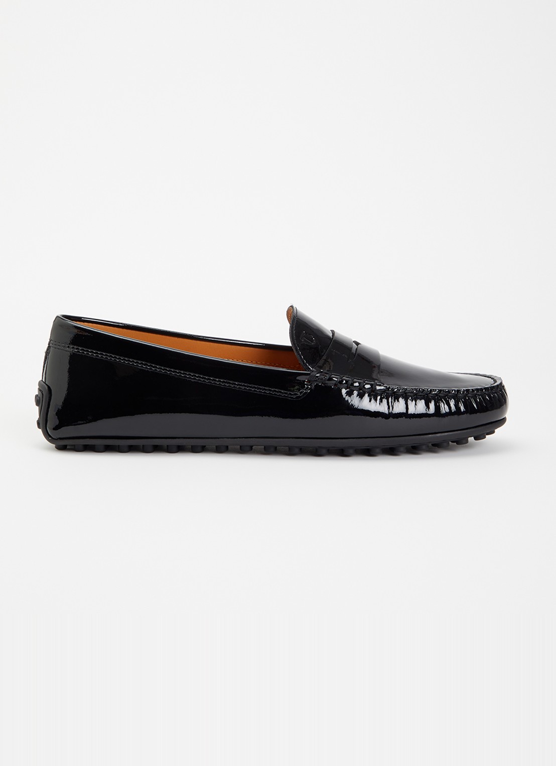 Tod's Loafer van lakleer - voorkant 5 zwart