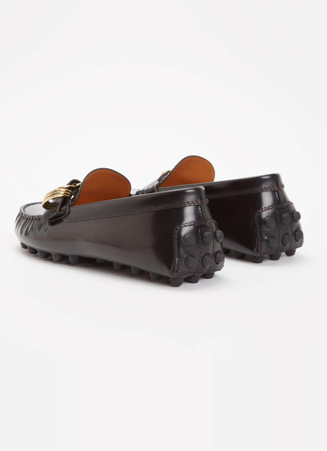 Tod's Mocassin van kalfsleer - achterkant zwart