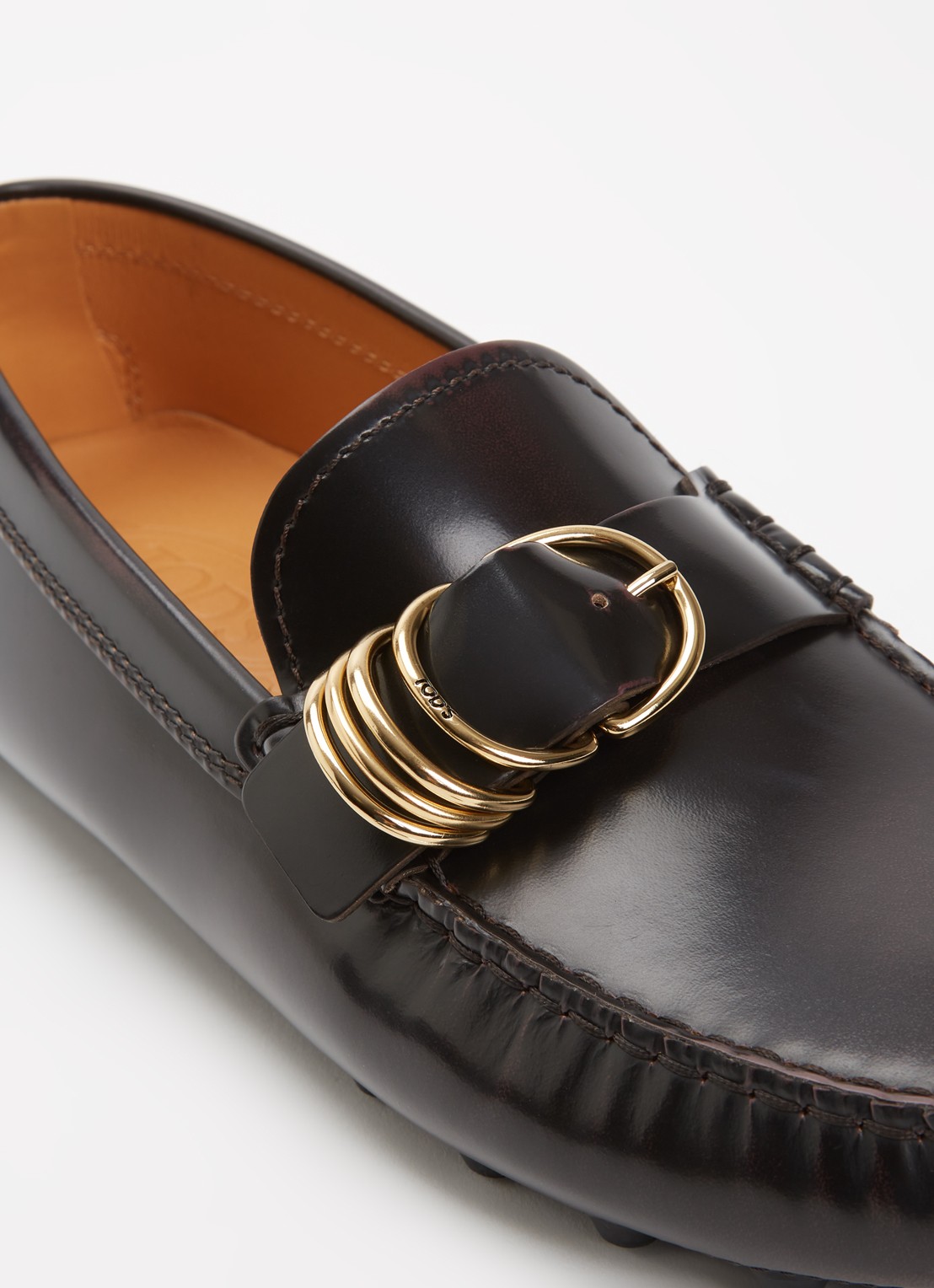 Tod's Mocassin van kalfsleer - detail 5 zwart