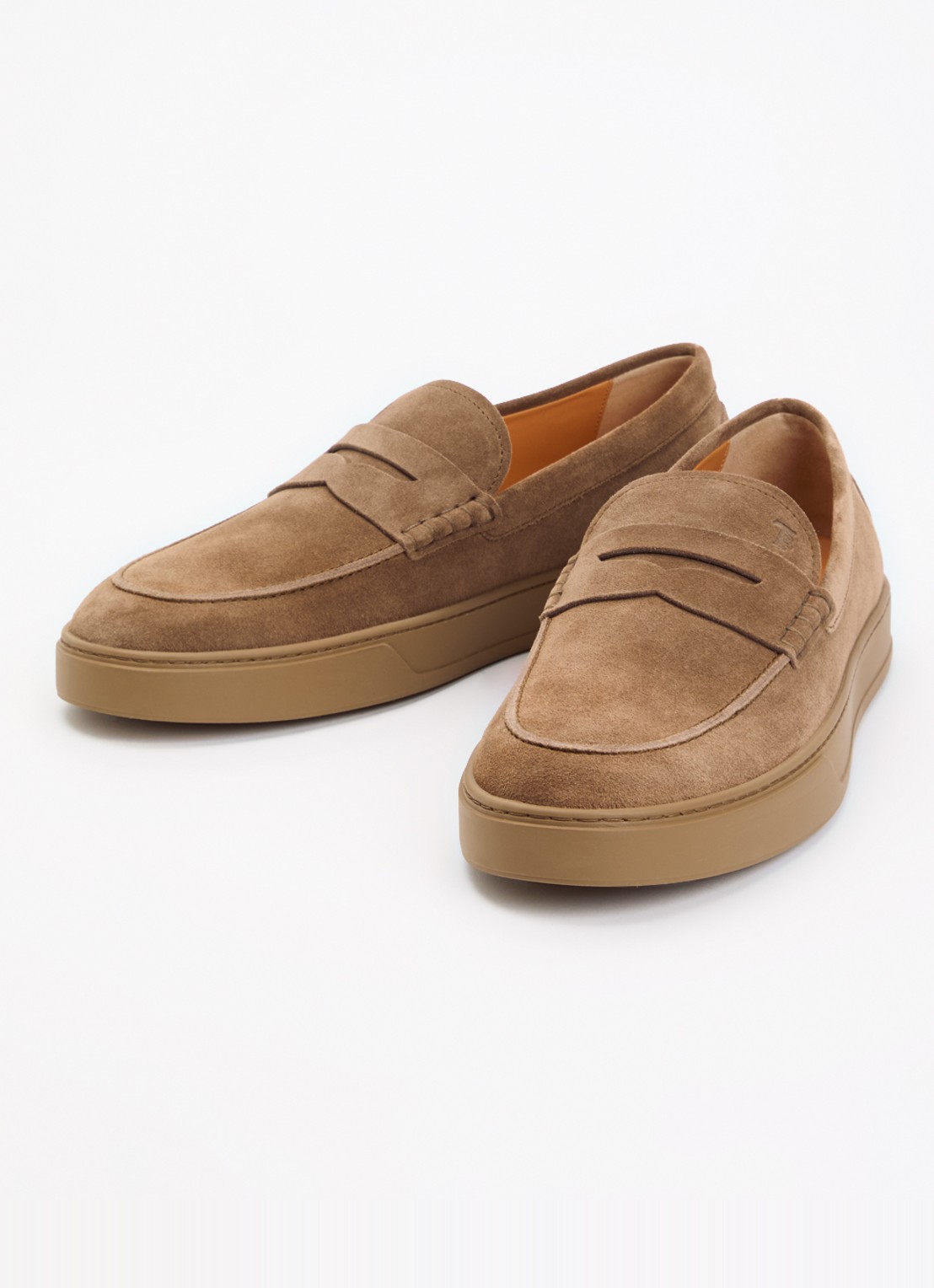Tod's Mocassino Cassetta slip-on van suède - detail 3 bruin