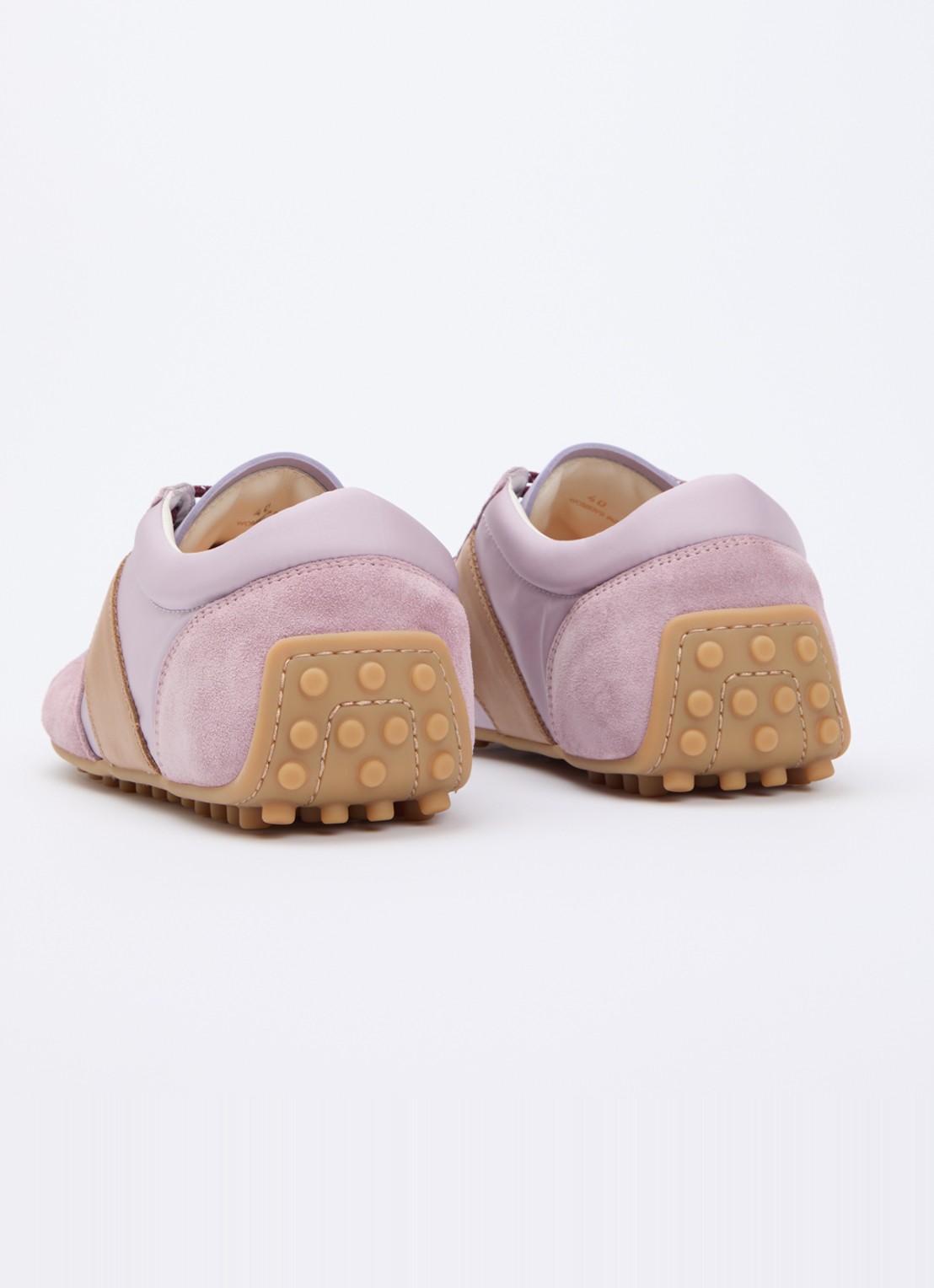 Tod's Sportiva sneaker met details van leer - achterkant 2 lila