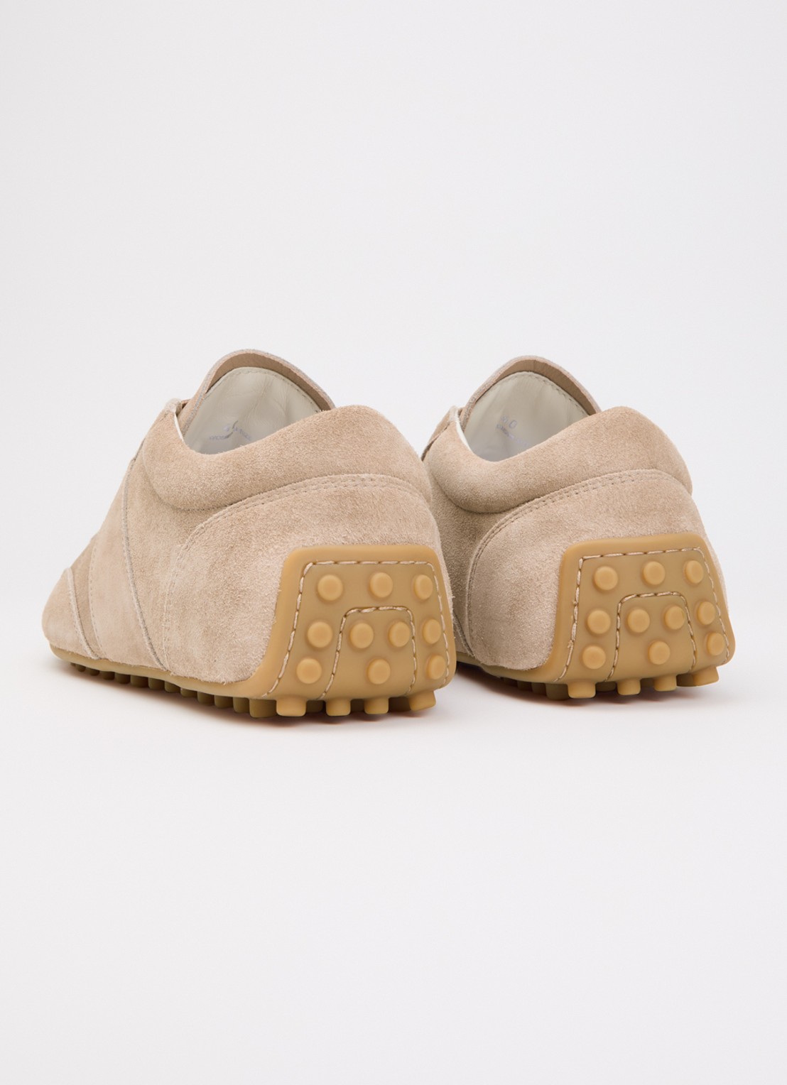 Tod's T-Marathon sneaker van kalfssuède - achterkant 2 beige