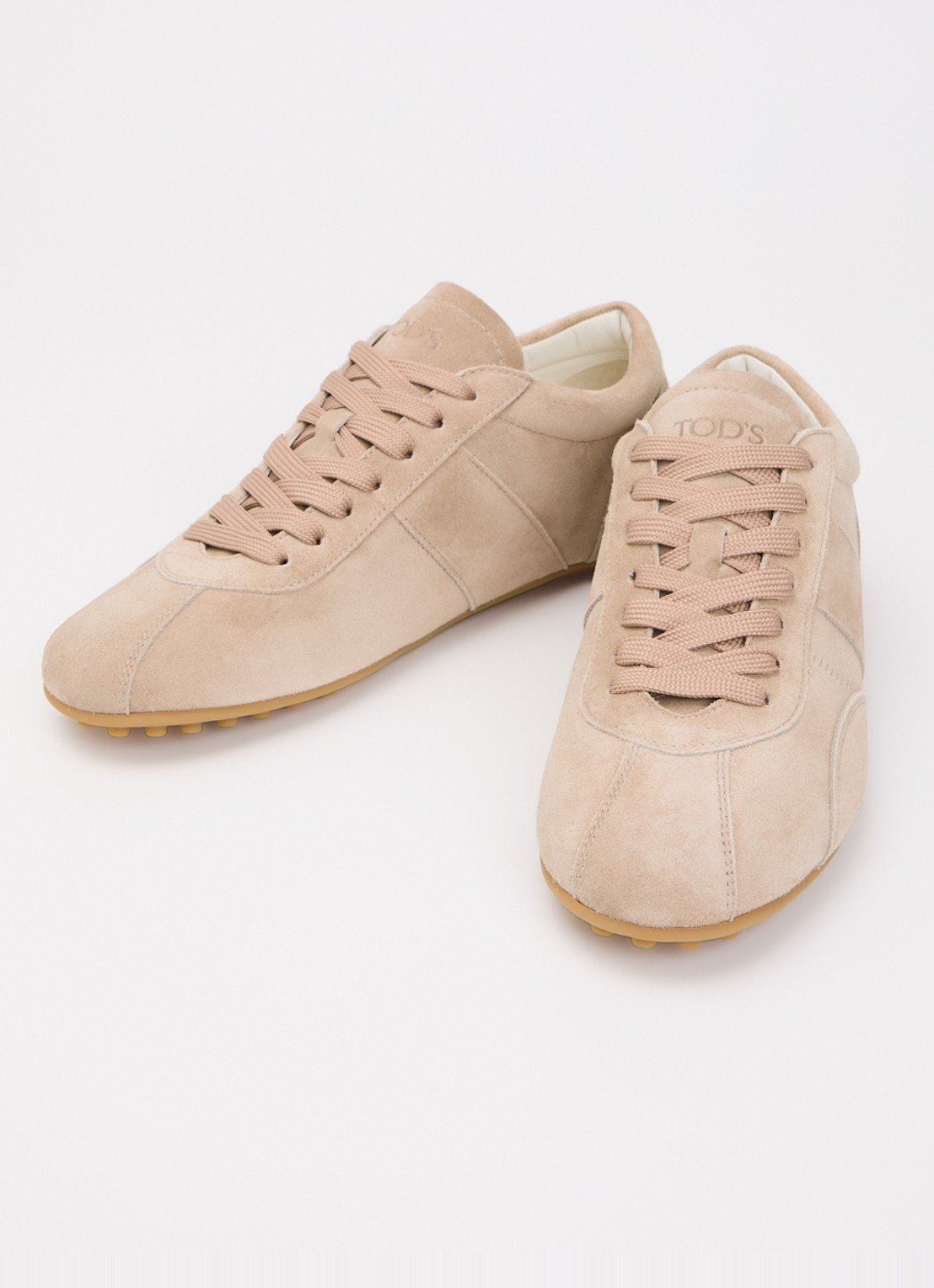 Tod's T-Marathon sneaker van kalfssuède - detail 3 beige