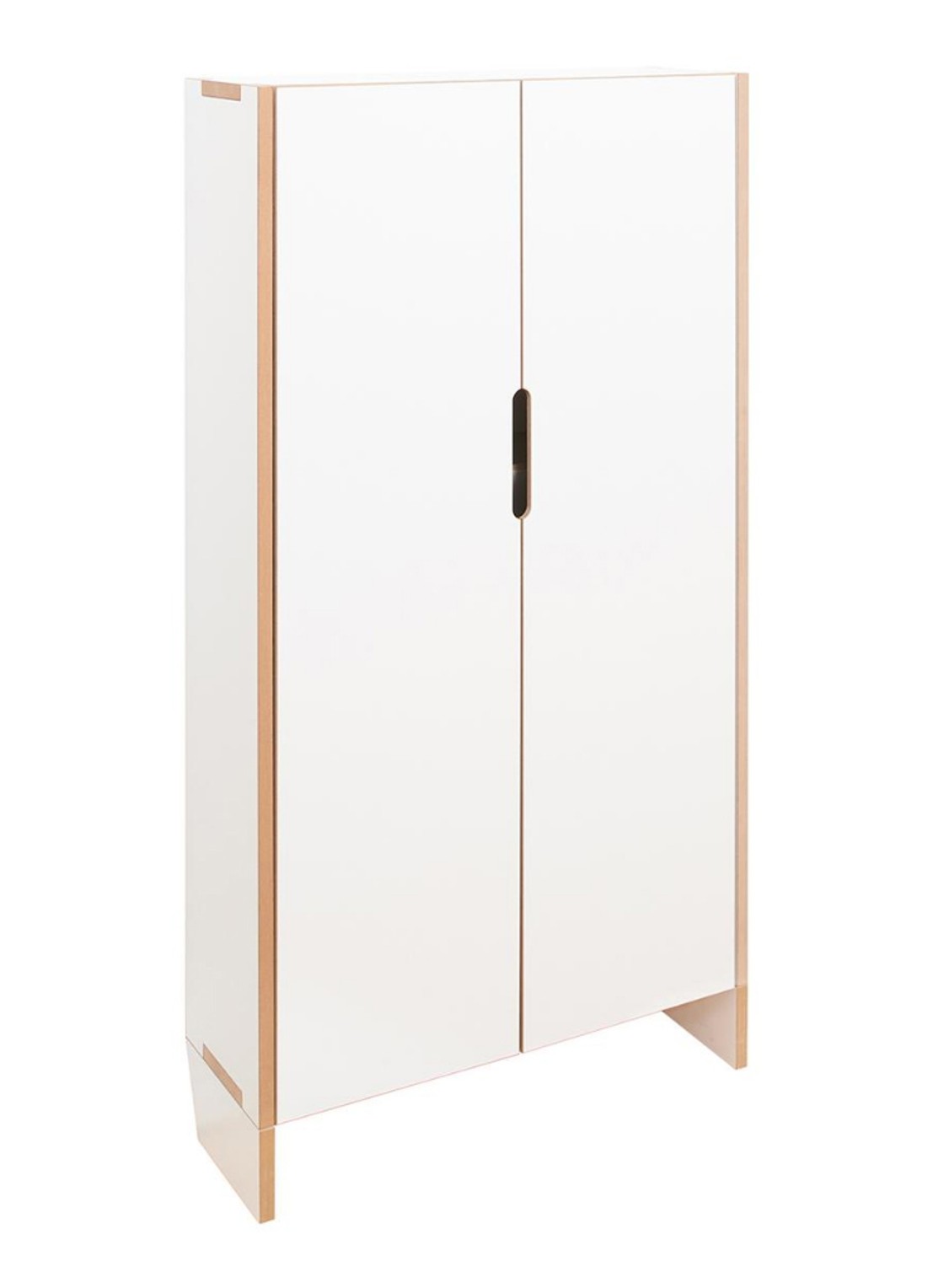 Tojo Flachmann schoenenkast 70 x 131 cm - voorkant wit