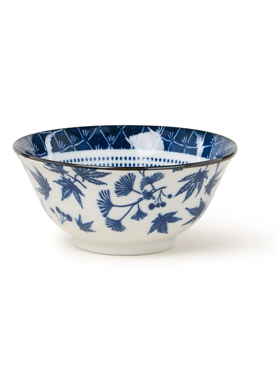 Tokyo Design Studio Flora Japonica Ginkgo kom 15 cm - voorkant 2 wit