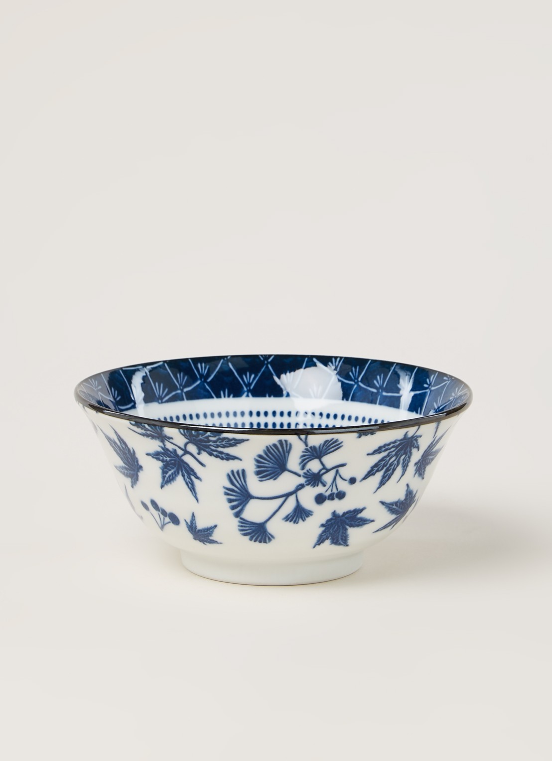 Tokyo Design Studio Flora Japonica Ginkgo kom 15 cm - voorkant 3 wit