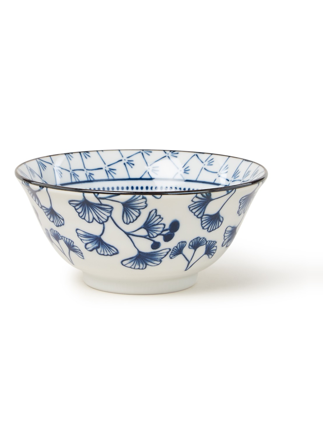 Tokyo Design Studio Flora Japonica Ivy kom 15 cm - voorkant 2 wit