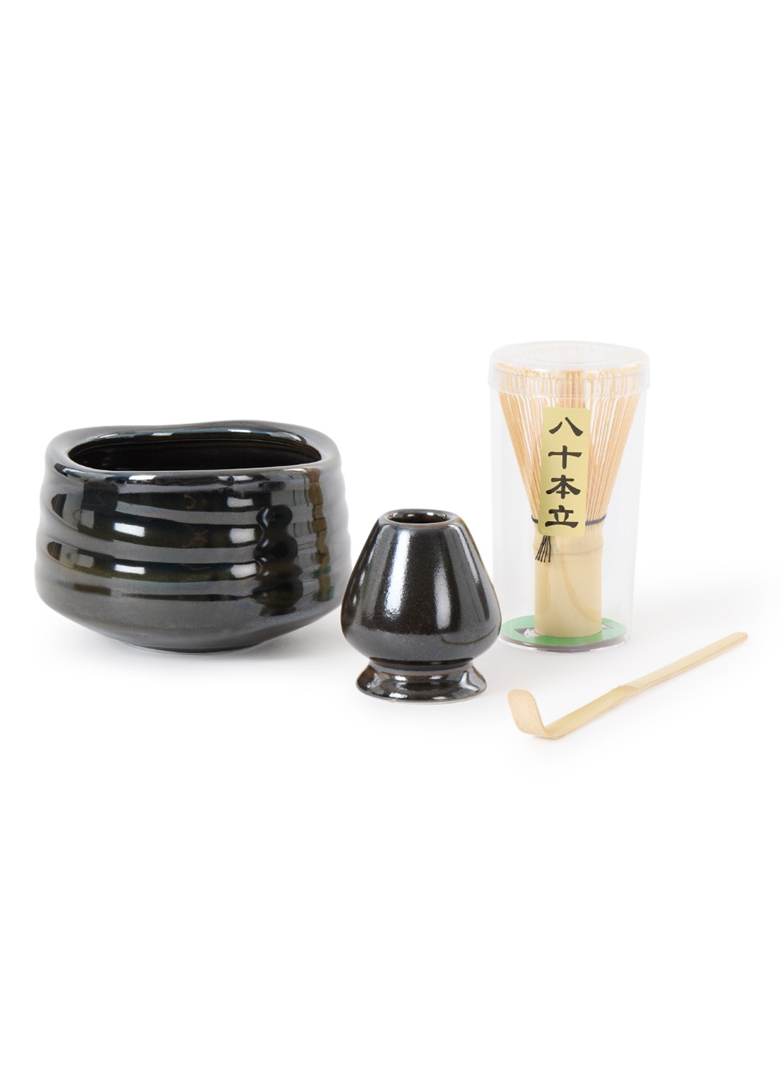 Tokyo Design Studio Matcha serviesset 4-delig - voorkant zwart