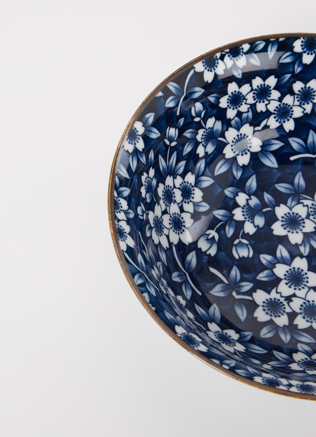 Tokyo Design Studio Mixed Bowls Dami Sakura kom 21 cm - detail 2 blauw
