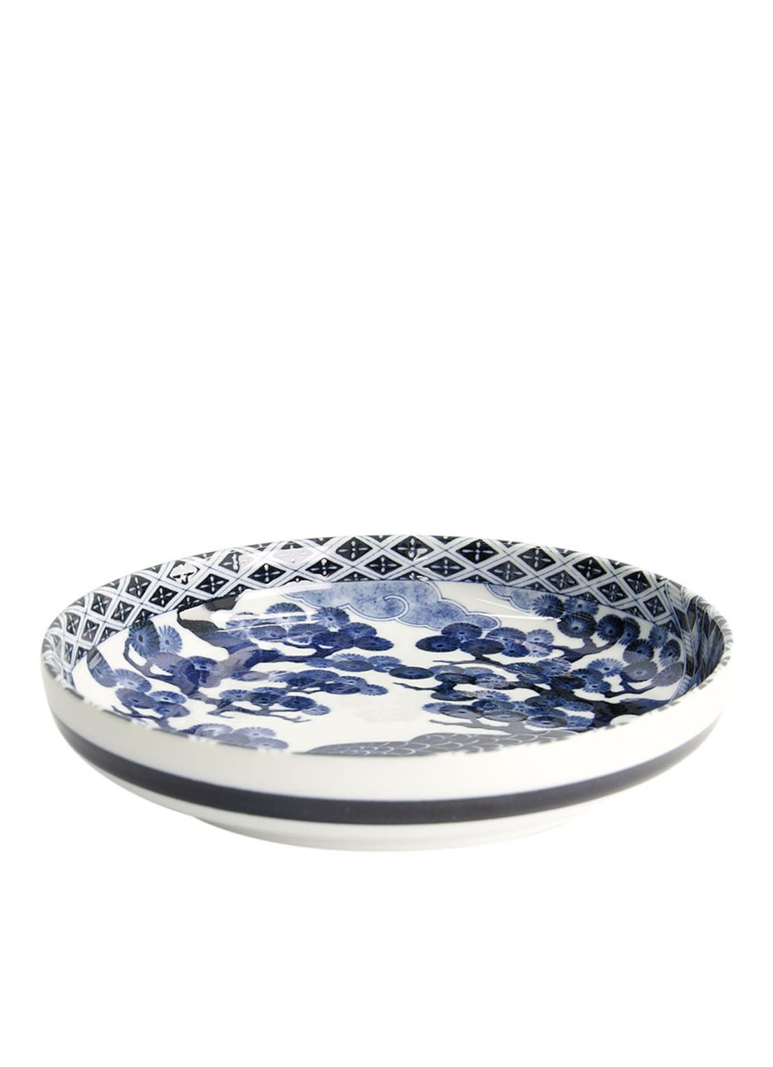 Tokyo Design Studio Mixed Bowls Hawk diep bord 20 cm - voorkant blauw