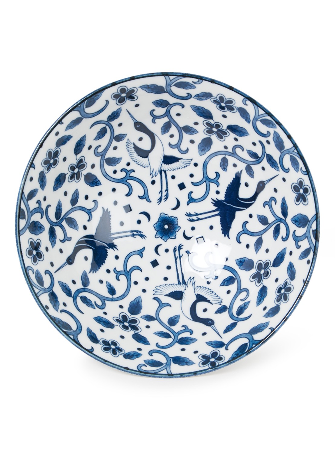 Tokyo Design Studio Mixed Bowls Maizuru kom 25 cm - voorkant blauw