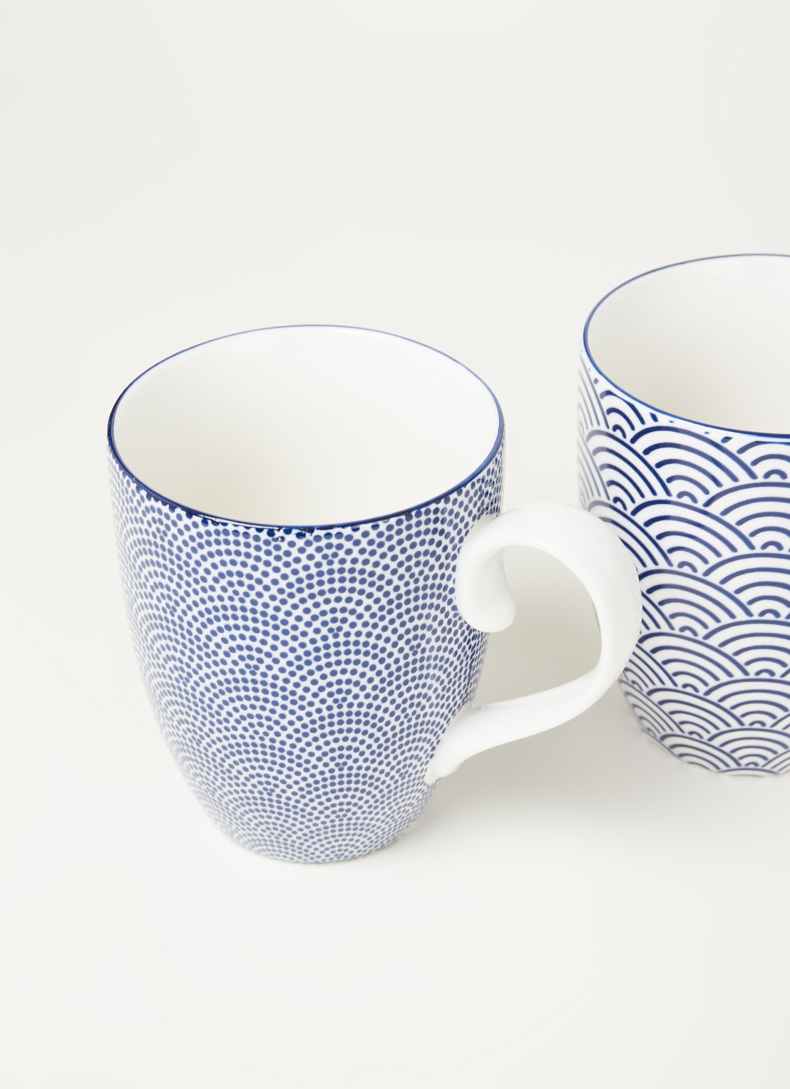 Tokyo Design Studio Nippon Blue mok 38 cl set van 2 - detail blauw
