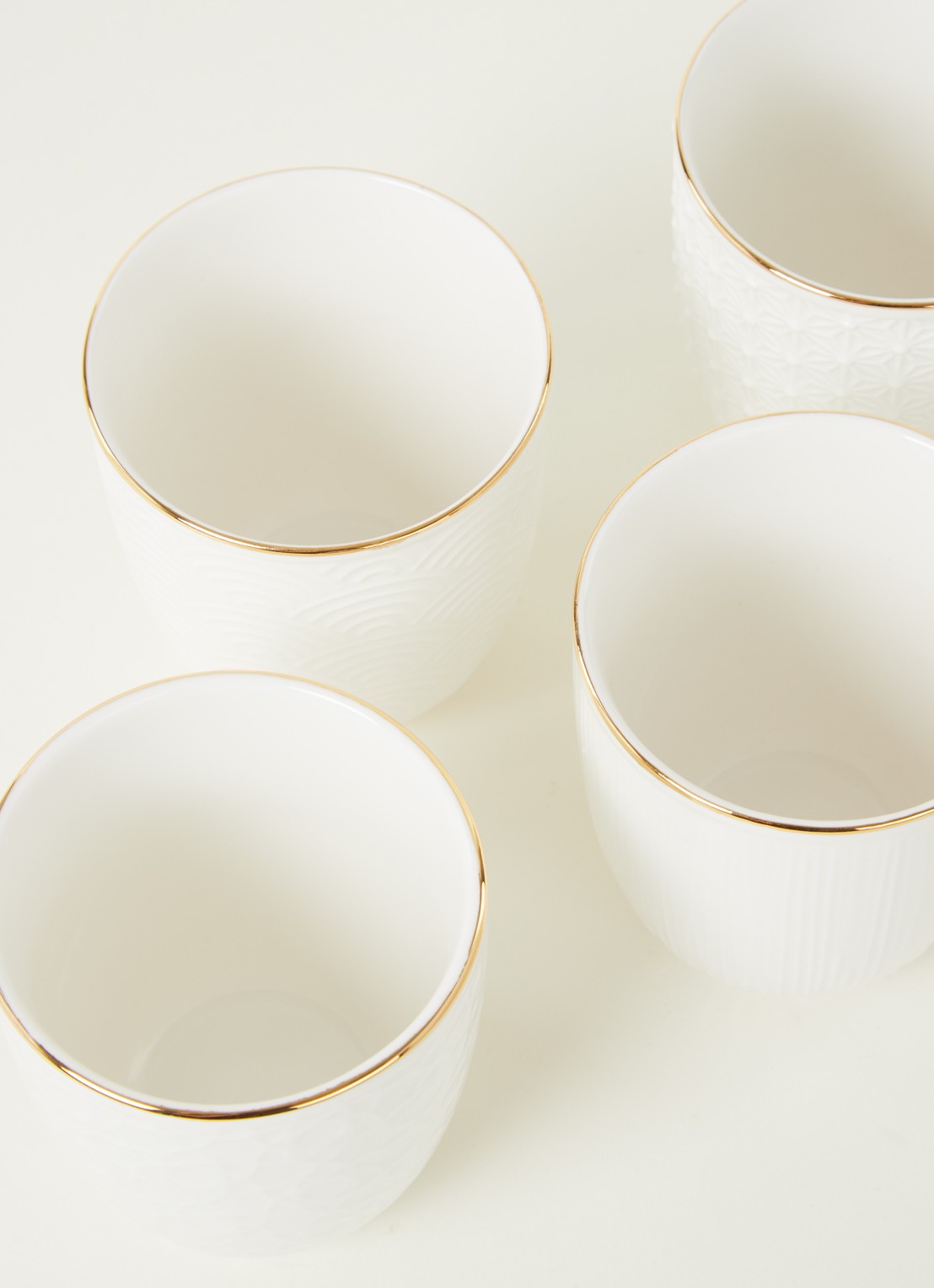 Tokyo Design Studio Nippon White kop 20 cl set van 4  - detail wit