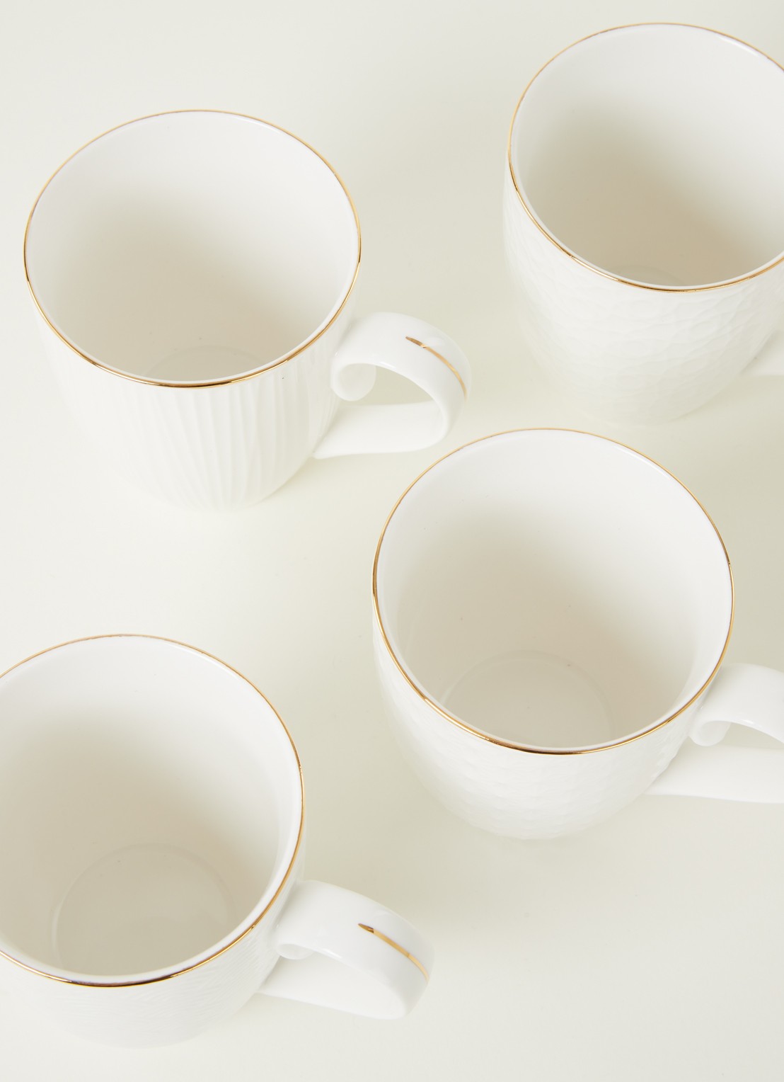Tokyo Design Studio Nippon White mok 38 cl set van 4 - detail 3 wit
