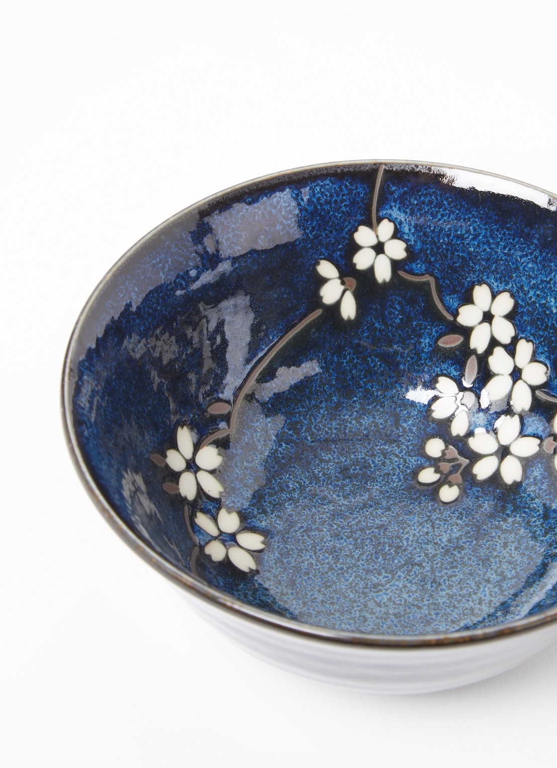 Tokyo Design Studio Sakura kom 15 cm - detail donkerblauw