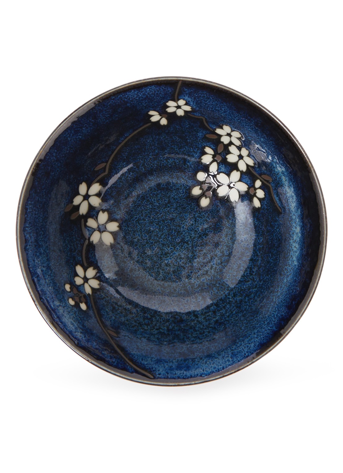 Tokyo Design Studio Sakura kom 15 cm - voorkant 2 donkerblauw
