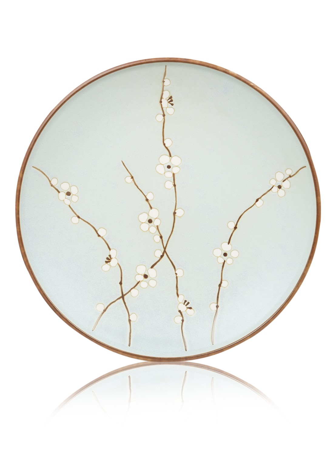 Tokyo Design Studio Soshun Blossom dinerbord 29 cm - voorkant mint