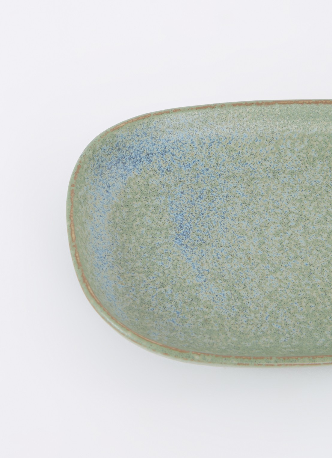 Tokyo Design Studio Vert Sauge serveerschaal 19 x 13 cm - detail 2 groen