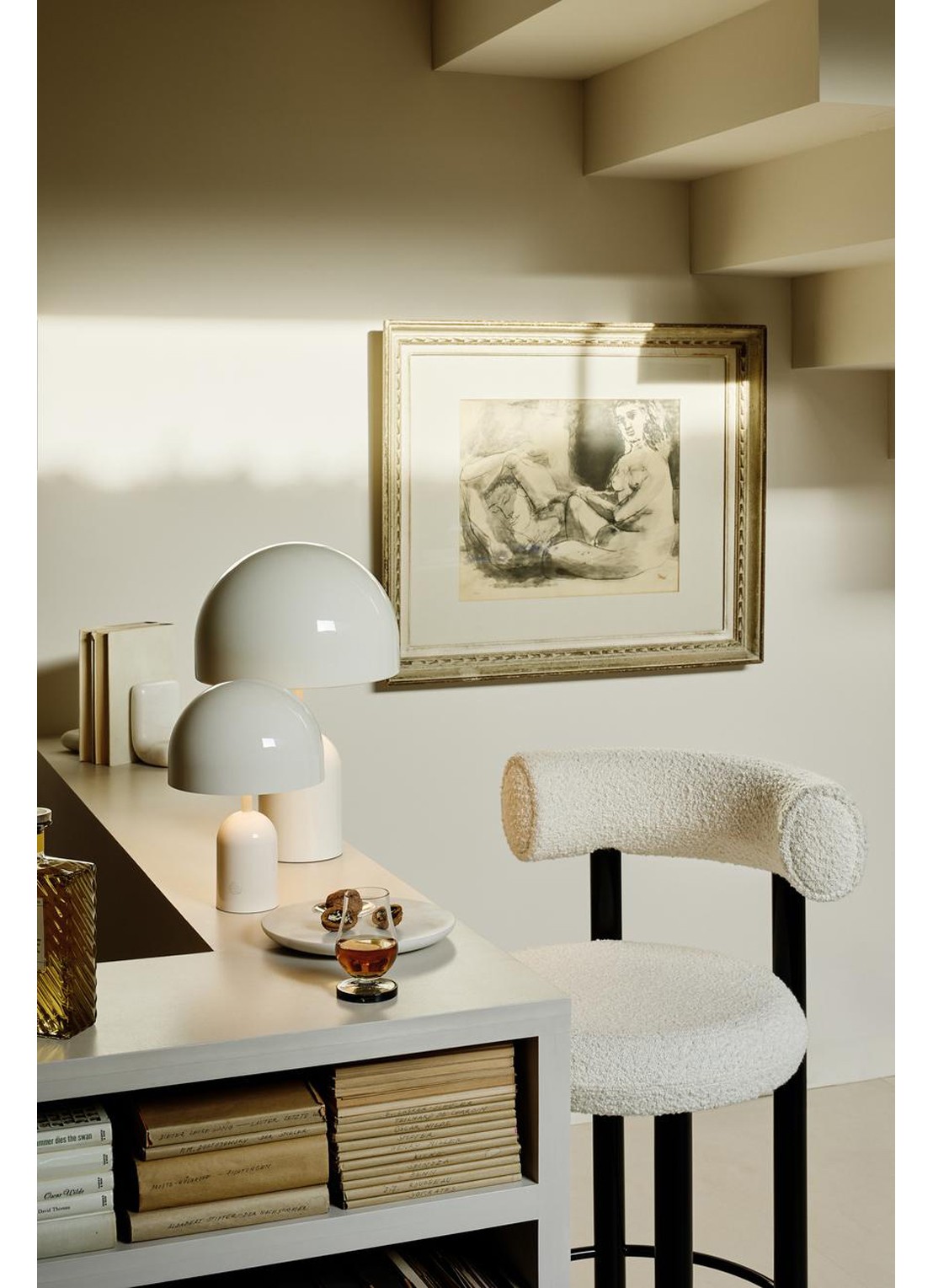 Tom Dixon Bell oplaadbare tafellamp LED 28 cm - detail 4 goud