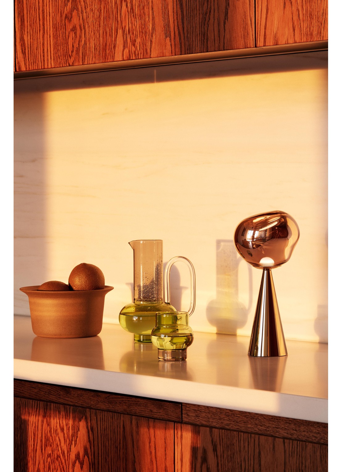 Tom Dixon Melt oplaadbaar LED tafellamp 28,5 cm - achterkant 4 zilver