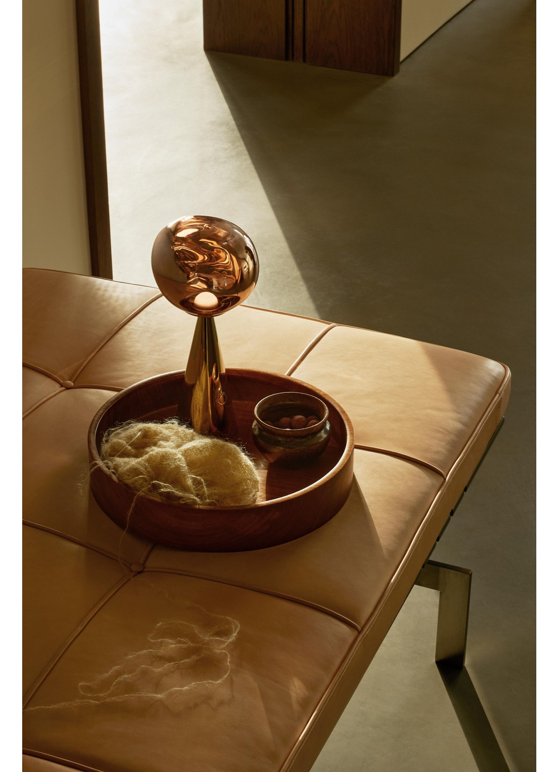 Tom Dixon Melt oplaadbare LED tafellamp 28,5 - voorkant 3 goud