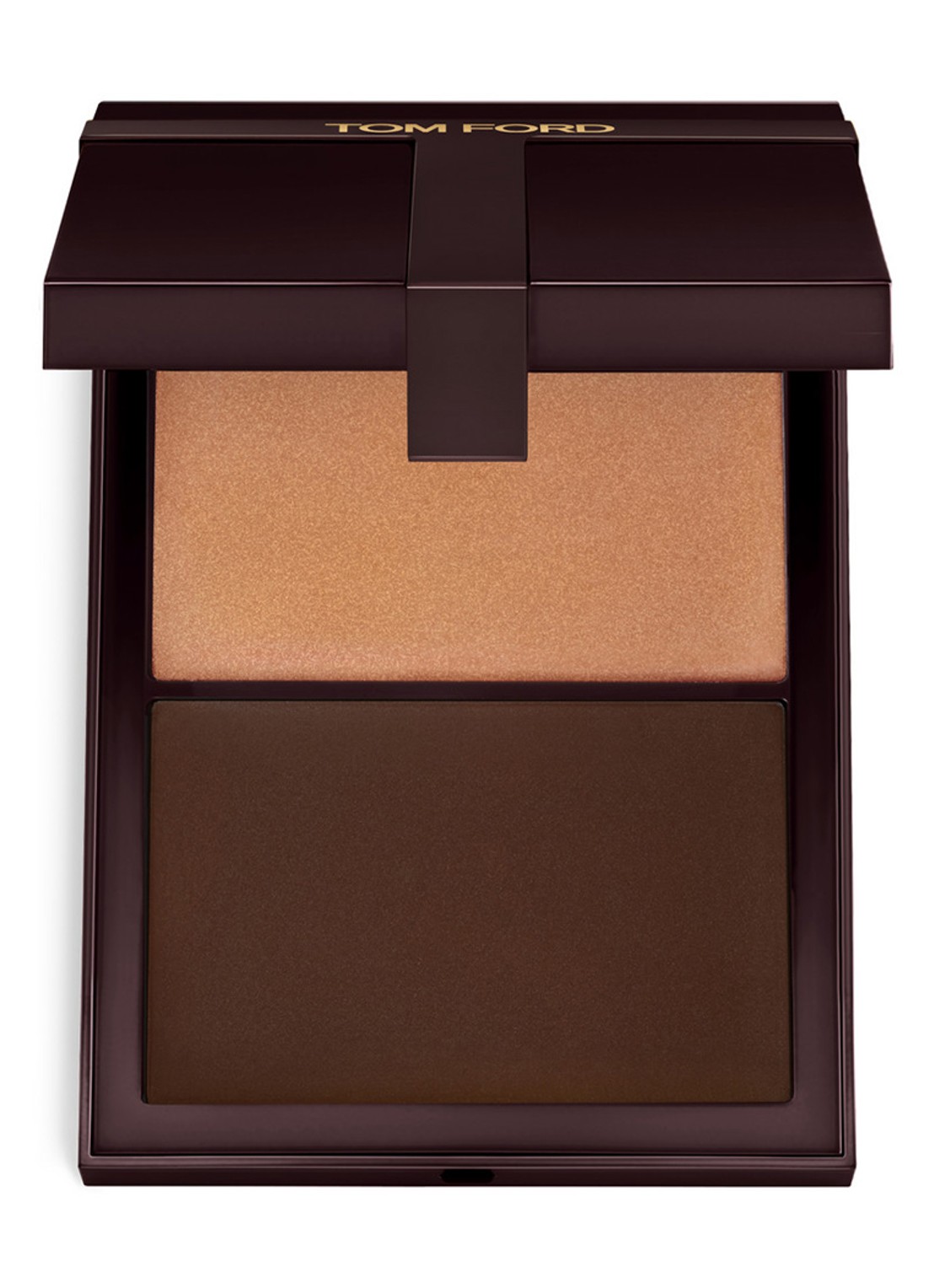TOM FORD Architecture Contour Duo - contour palette  - voorkant hazelnootbruin