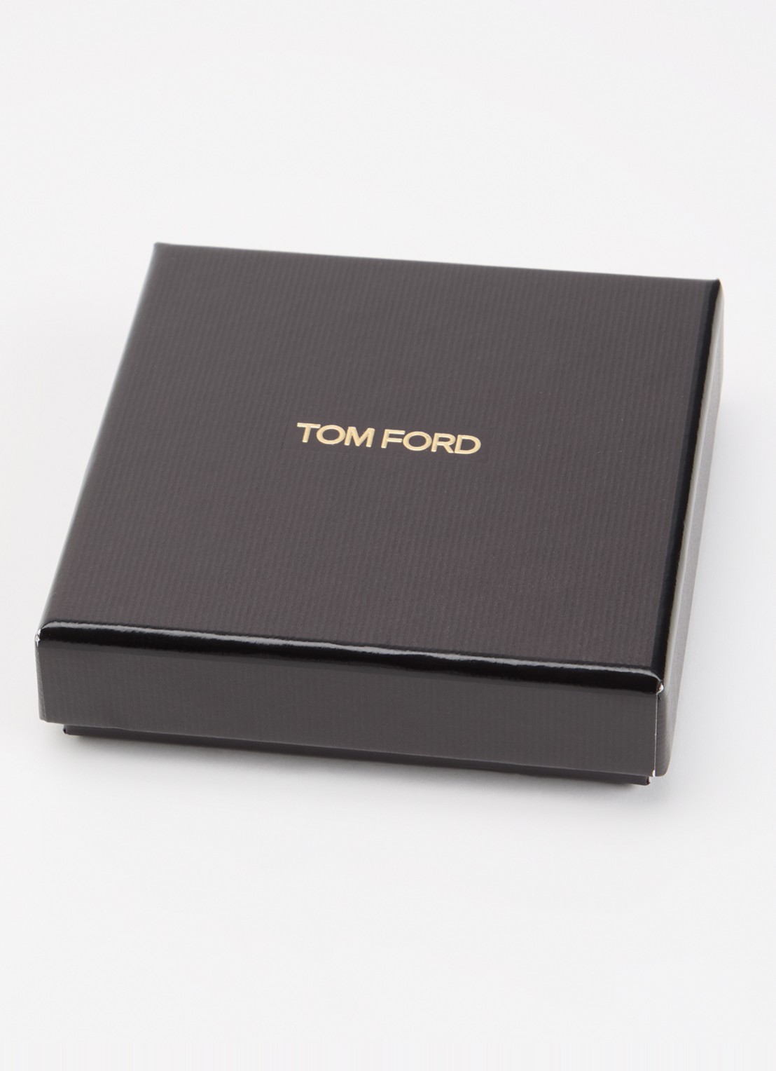 Tom Ford Armband van gevlochten leer - detail 3 bruin