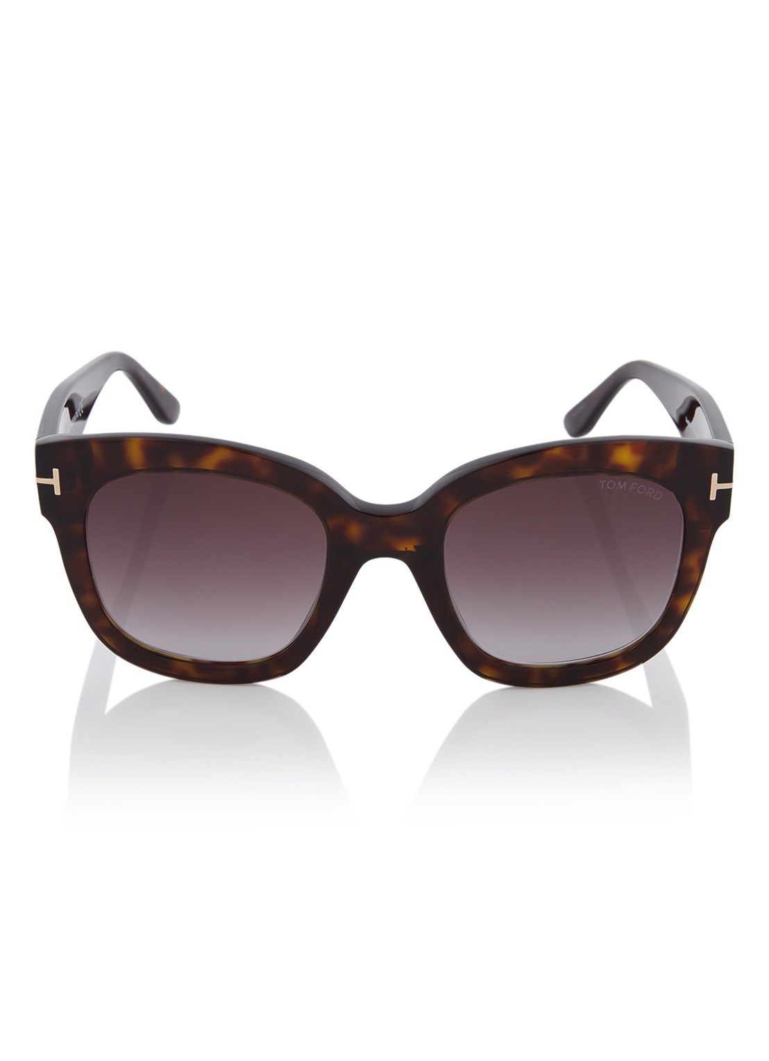 TOM FORD Beatrix-02 zonnebril FT0613 - detail 3 donkerbruin